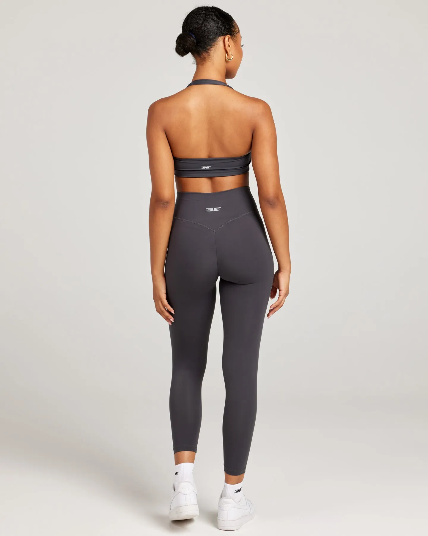 7/8 Invisible Scrunch Leggings - Charcoal