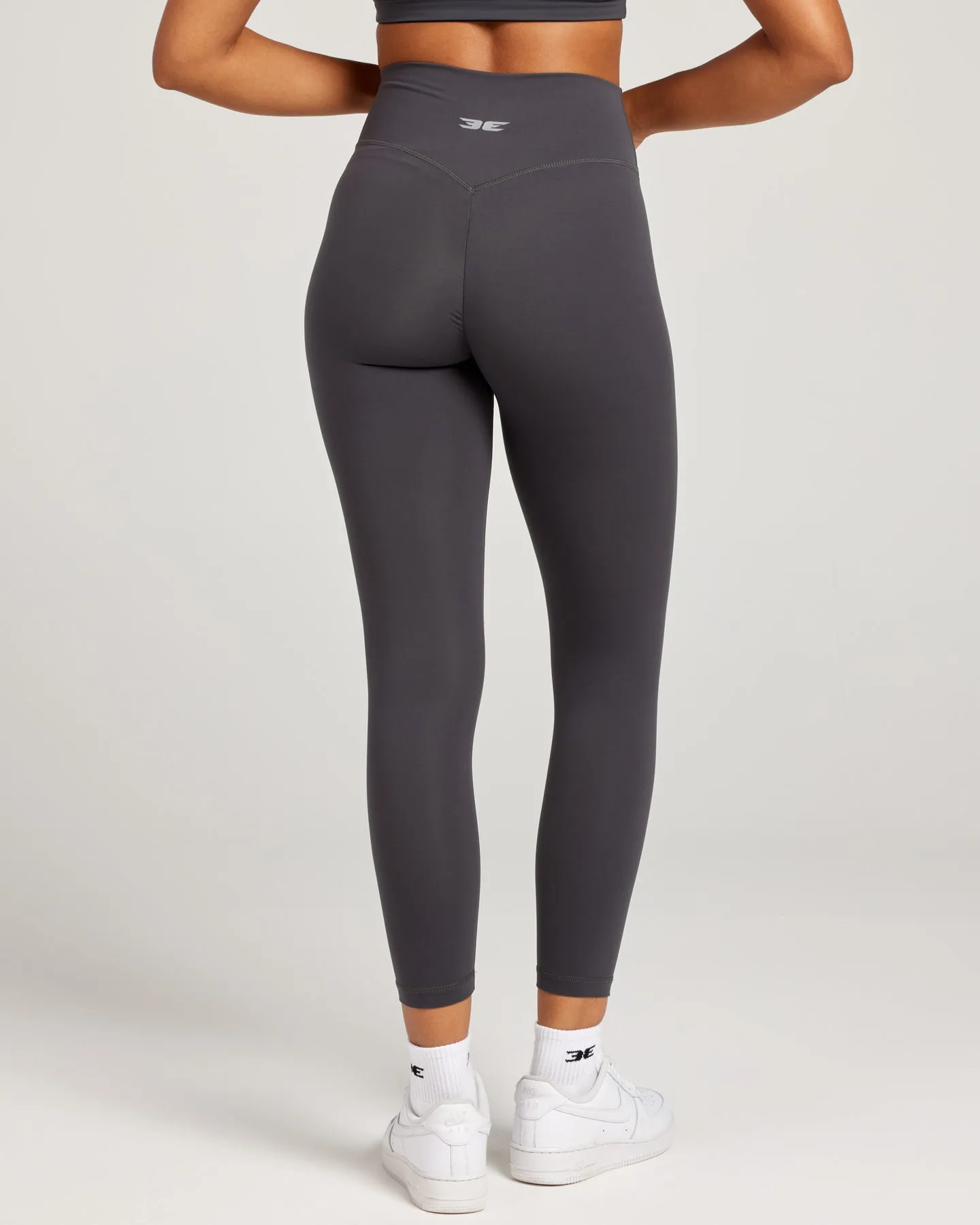 7/8 Invisible Scrunch Leggings - Charcoal