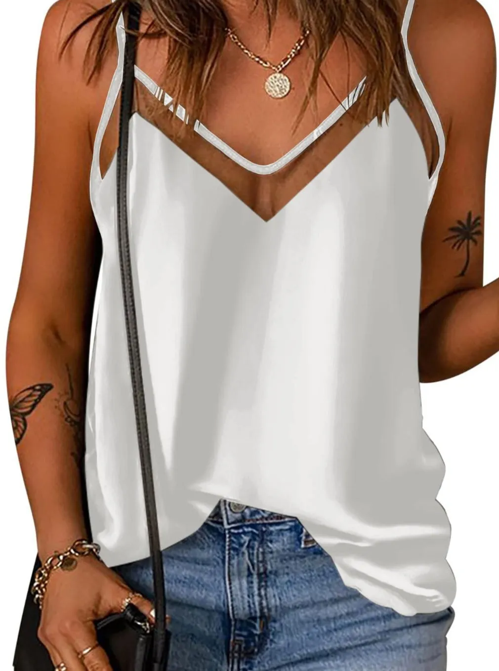 Abby V-Neck Spaghetti Strap Cami - Online Exclusive