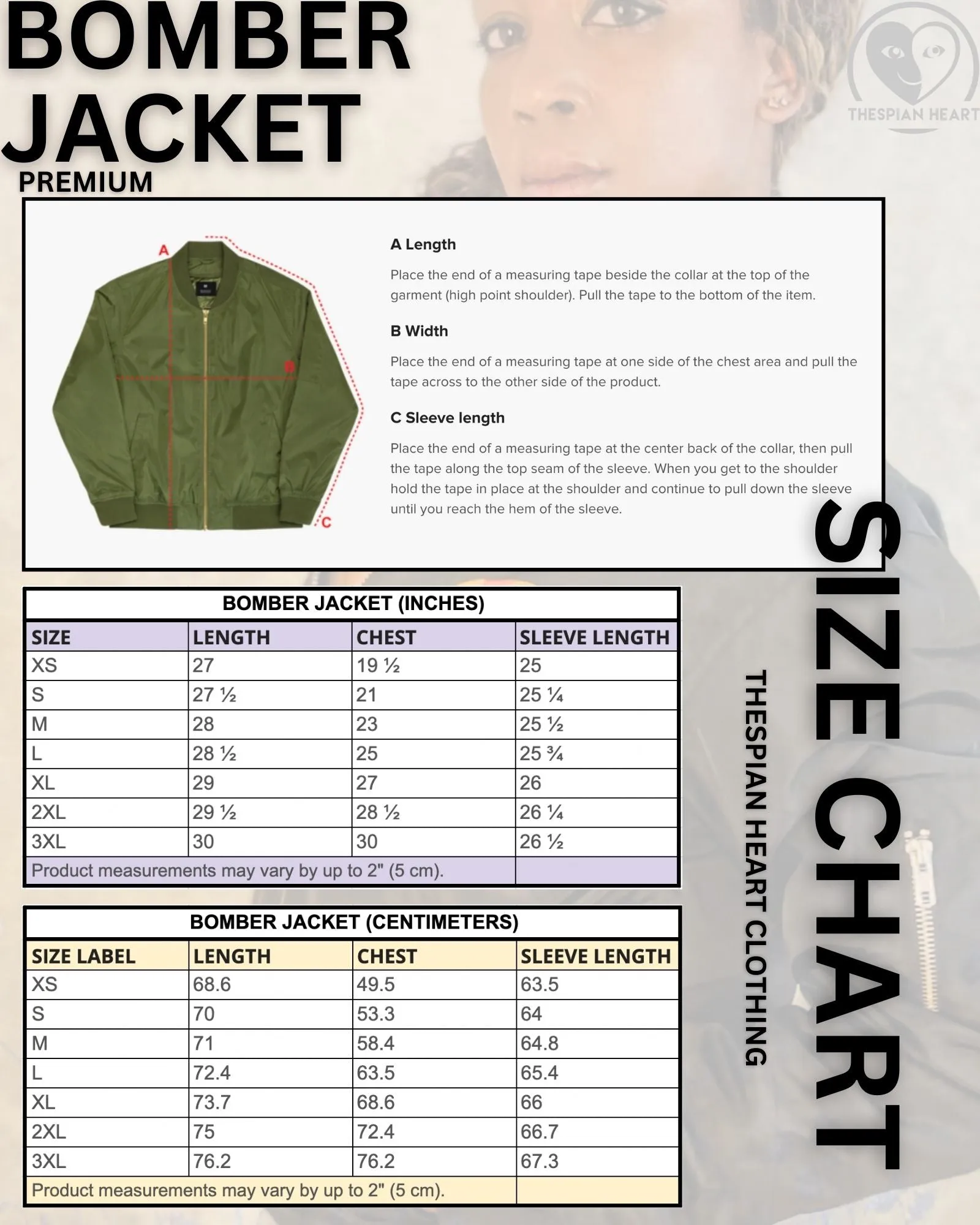 #Actorlife Embroidered Premium Recycled Bomber Jacket