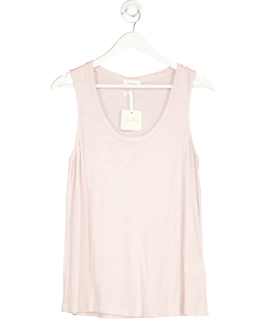 American Vintage Blossom Pink Jacksonville Vintage Ballerina Tank Top UK L