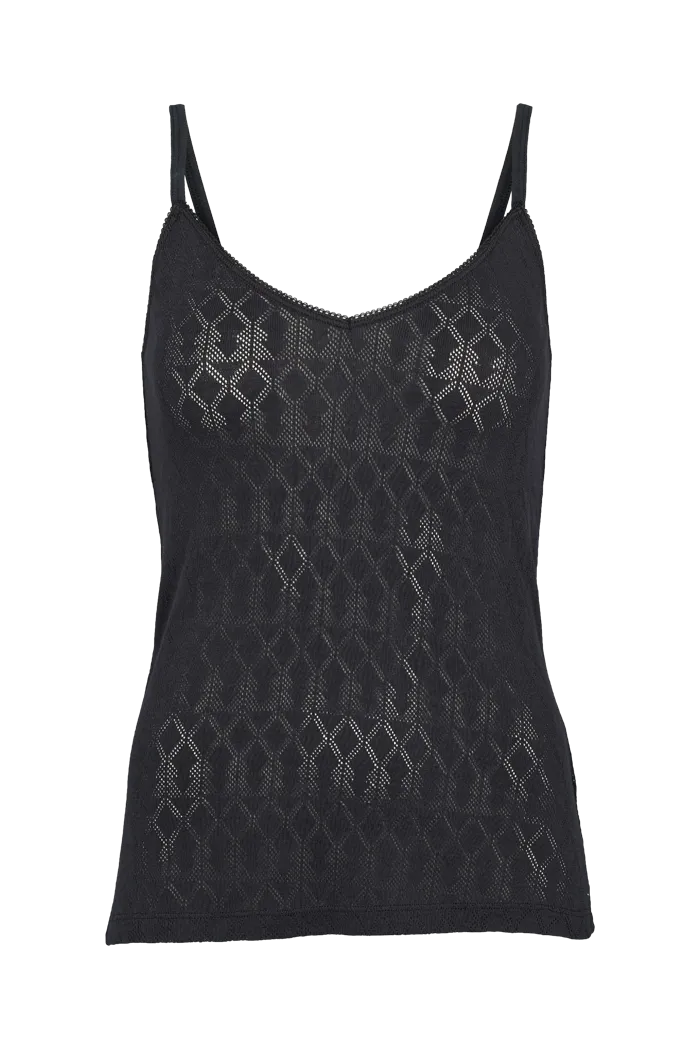 Ana Strap top - Black