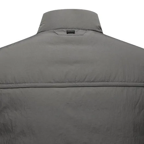 ANEW Golf Men Diagonal Incision Point Down Vest - Light Brown