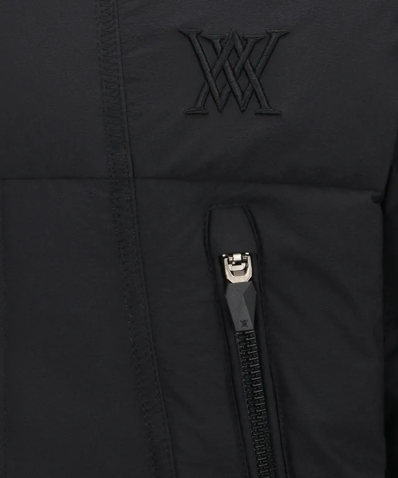 ANEW Golf Men's Sleeve Detachable Down Jacket - Black