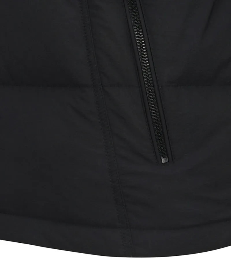 ANEW Golf Men's Sleeve Detachable Down Jacket - Black