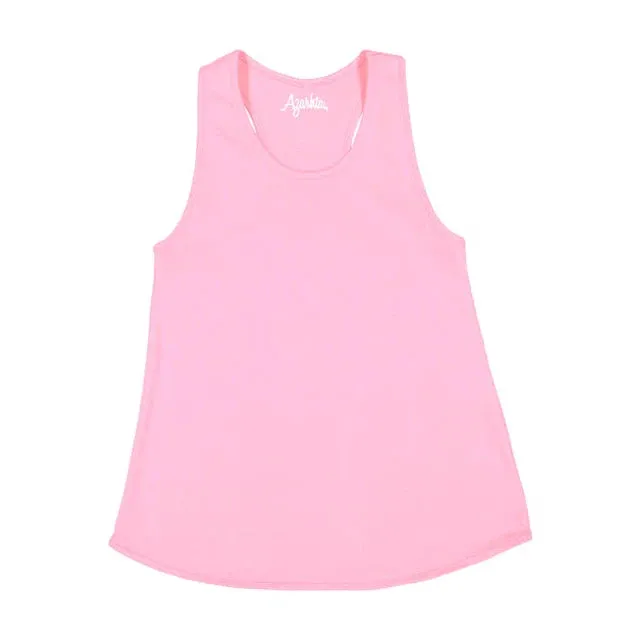 Azarhia Tank Top with Racer Back in Light Pink