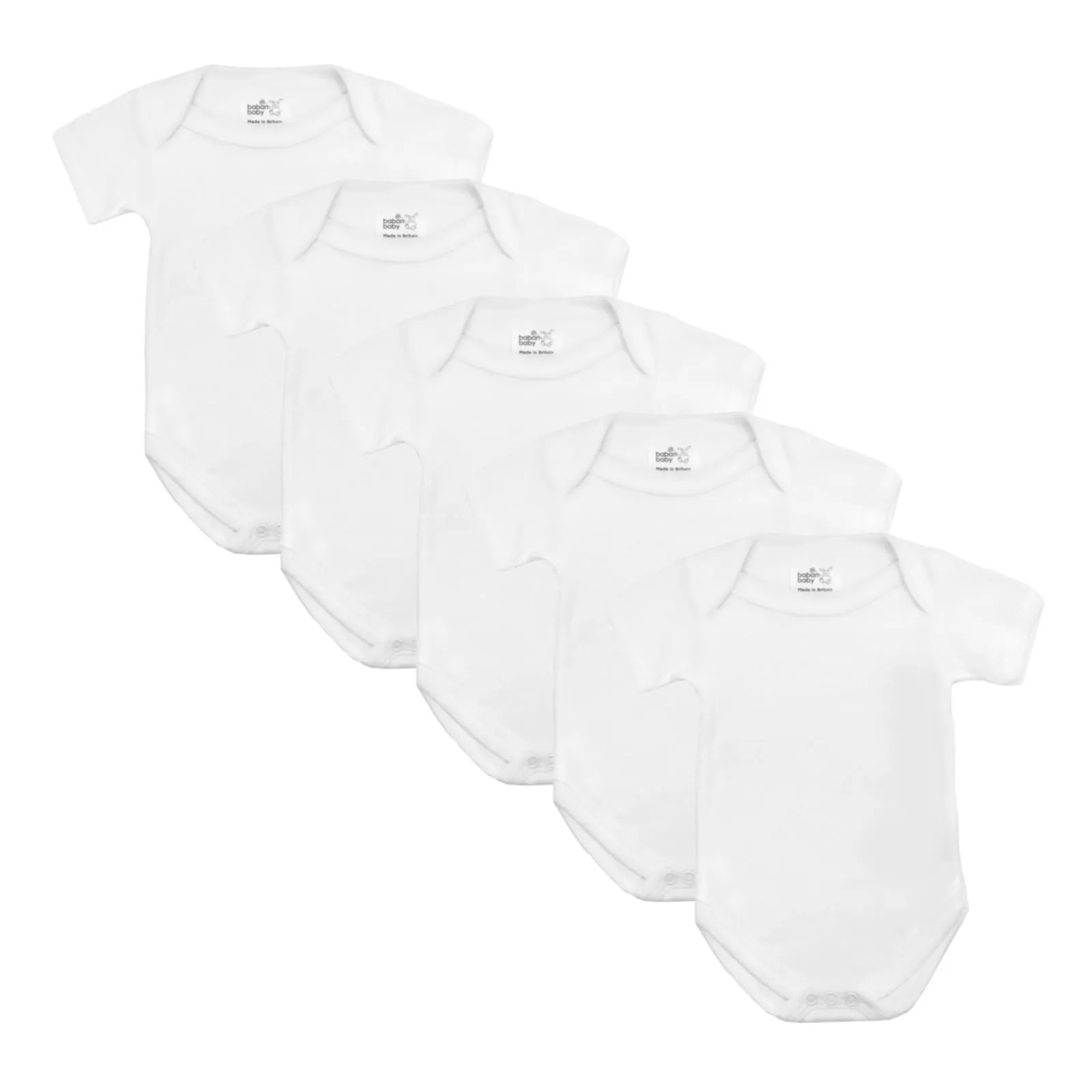 Baban Baby Bodysuits - 5 Pack
