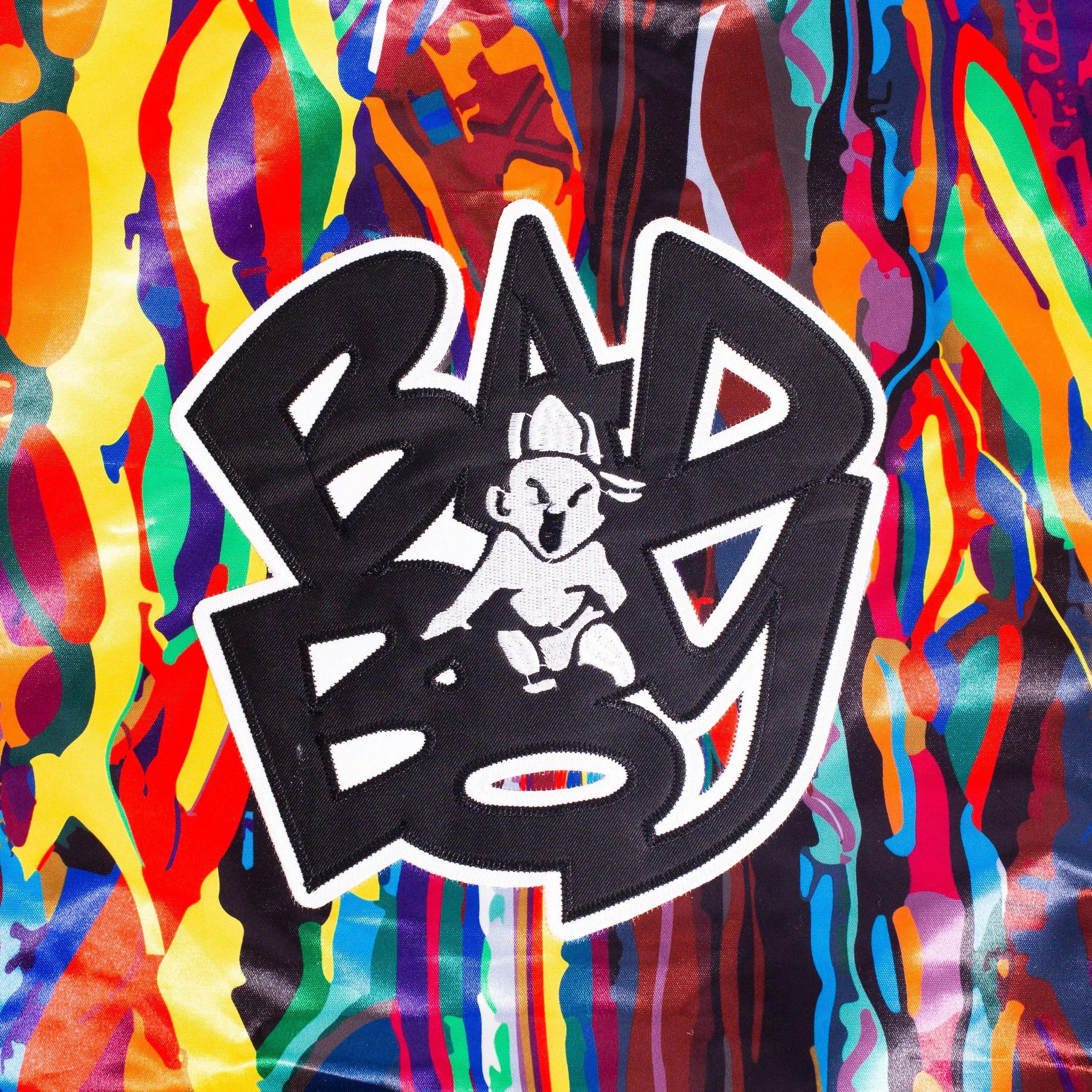 BADBOY SWEATER SATIN JACKET MULTICOLOR