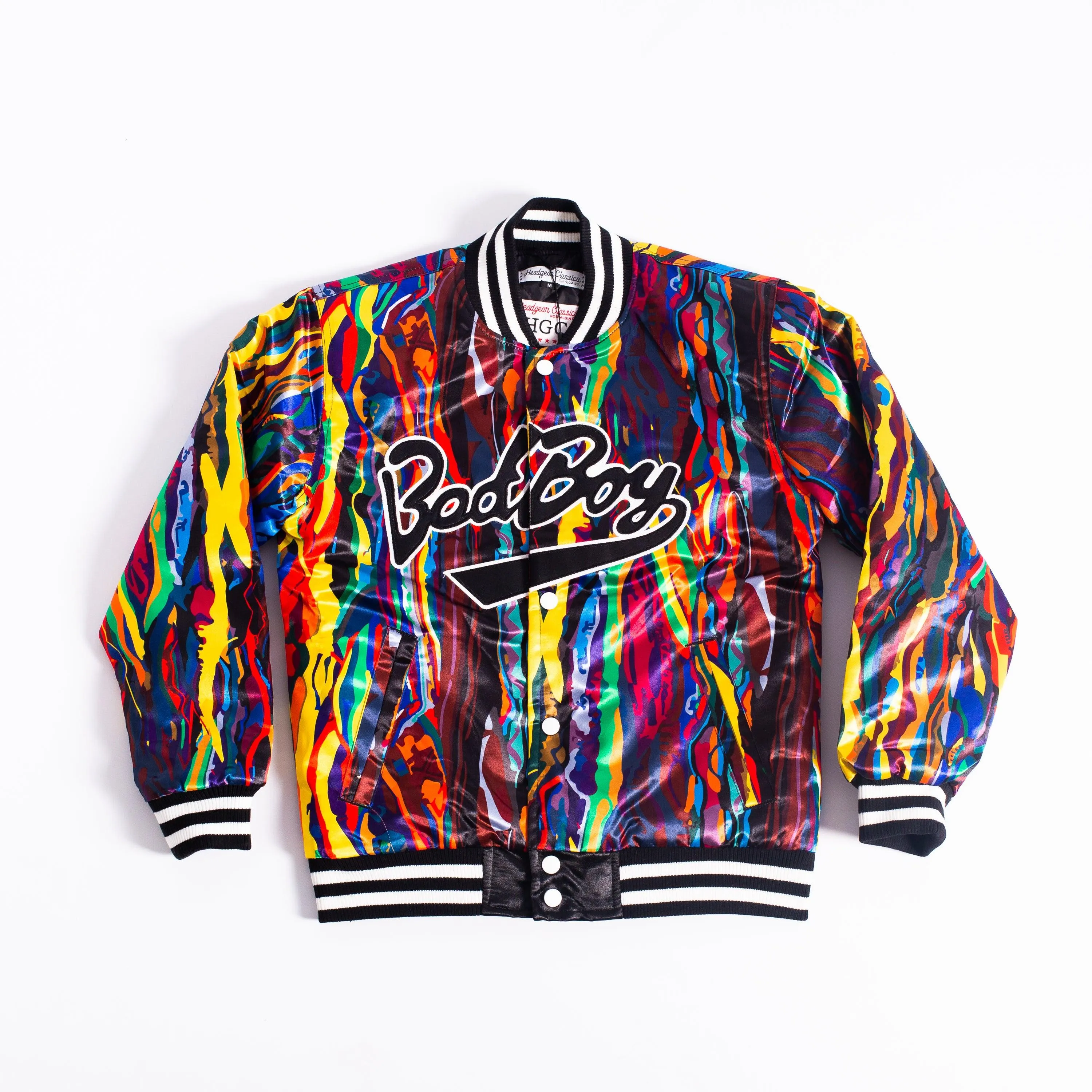 BADBOY SWEATER SATIN JACKET MULTICOLOR