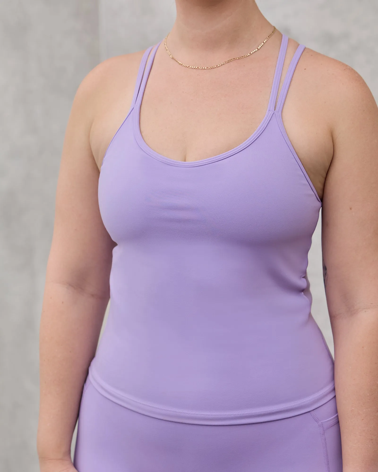 Balance Active Shelf Bra Tank - Pale Lilac