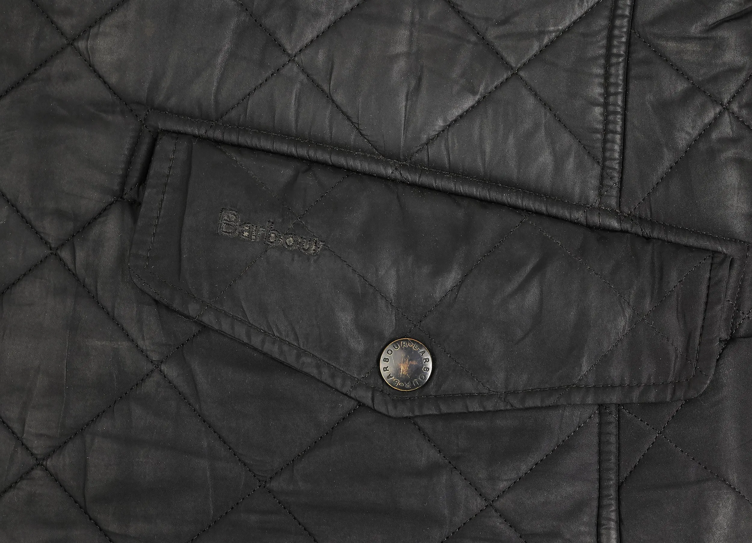 Barbour Bardon Quilted Jacket - Black - XL