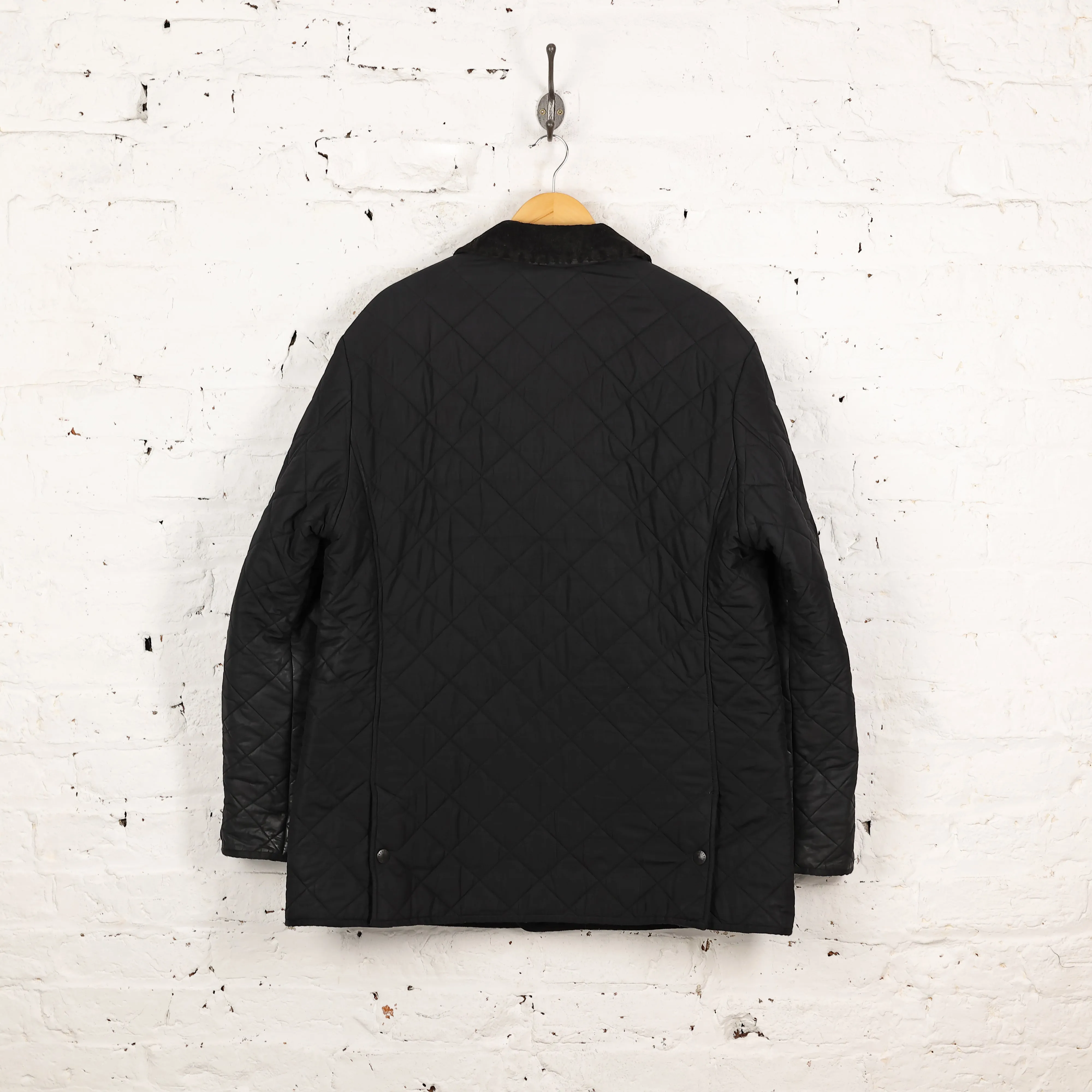 Barbour Bardon Quilted Jacket - Black - XL