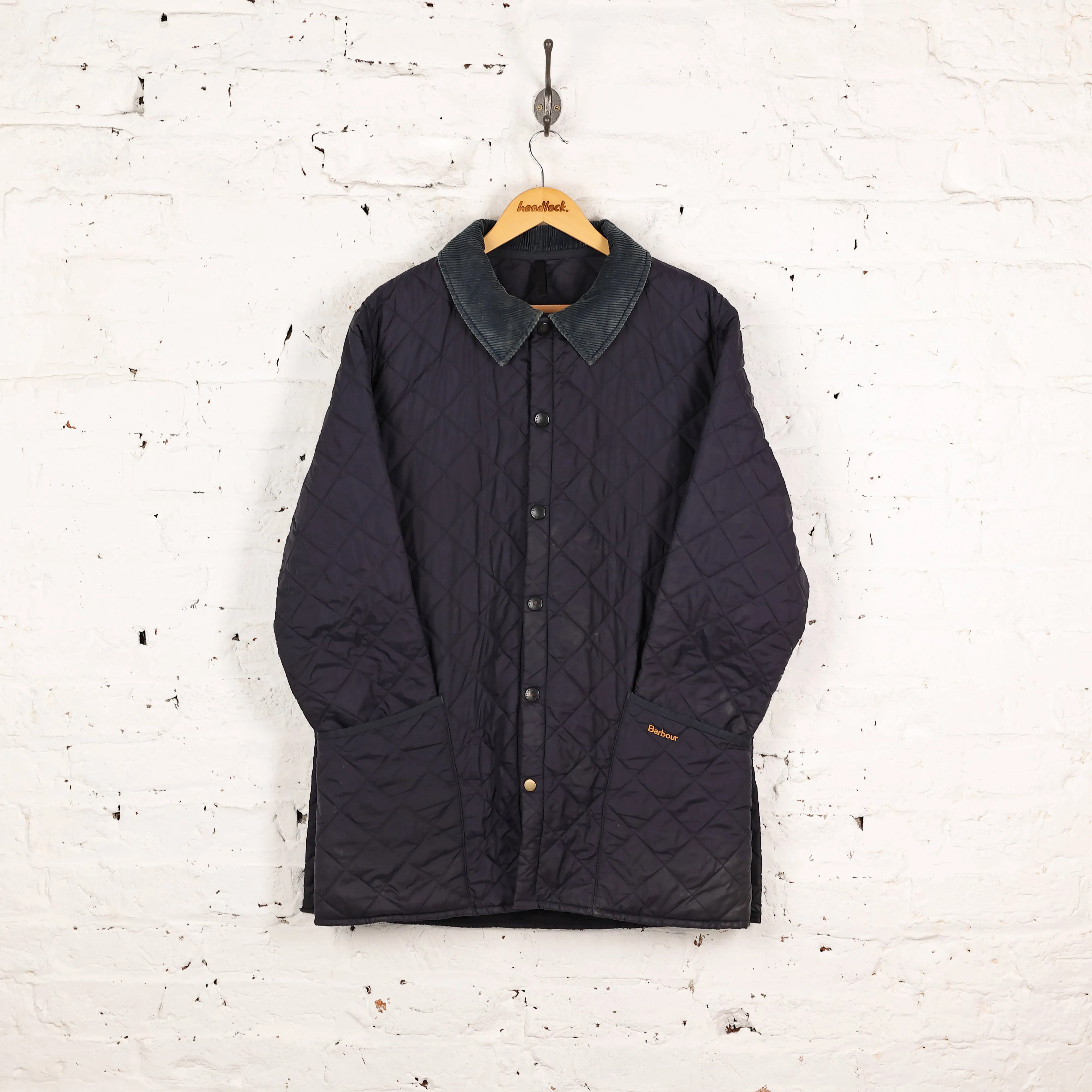 Barbour Liddesdale Quilted Jacket - Blue - L