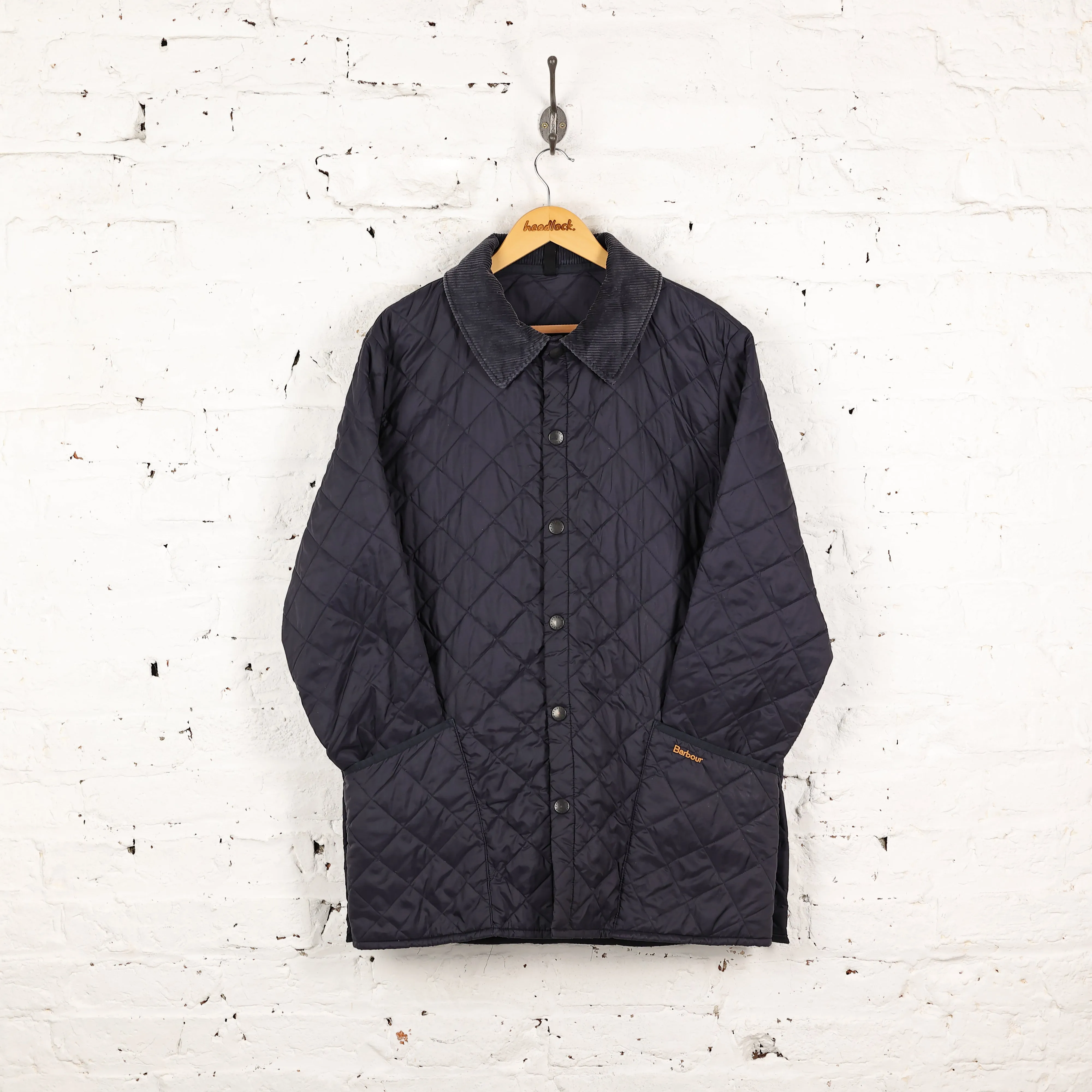 Barbour Liddesdale Quilted Jacket - Blue - M