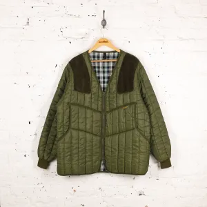 Barbour Quilted Shooting Jacket - Green - XL