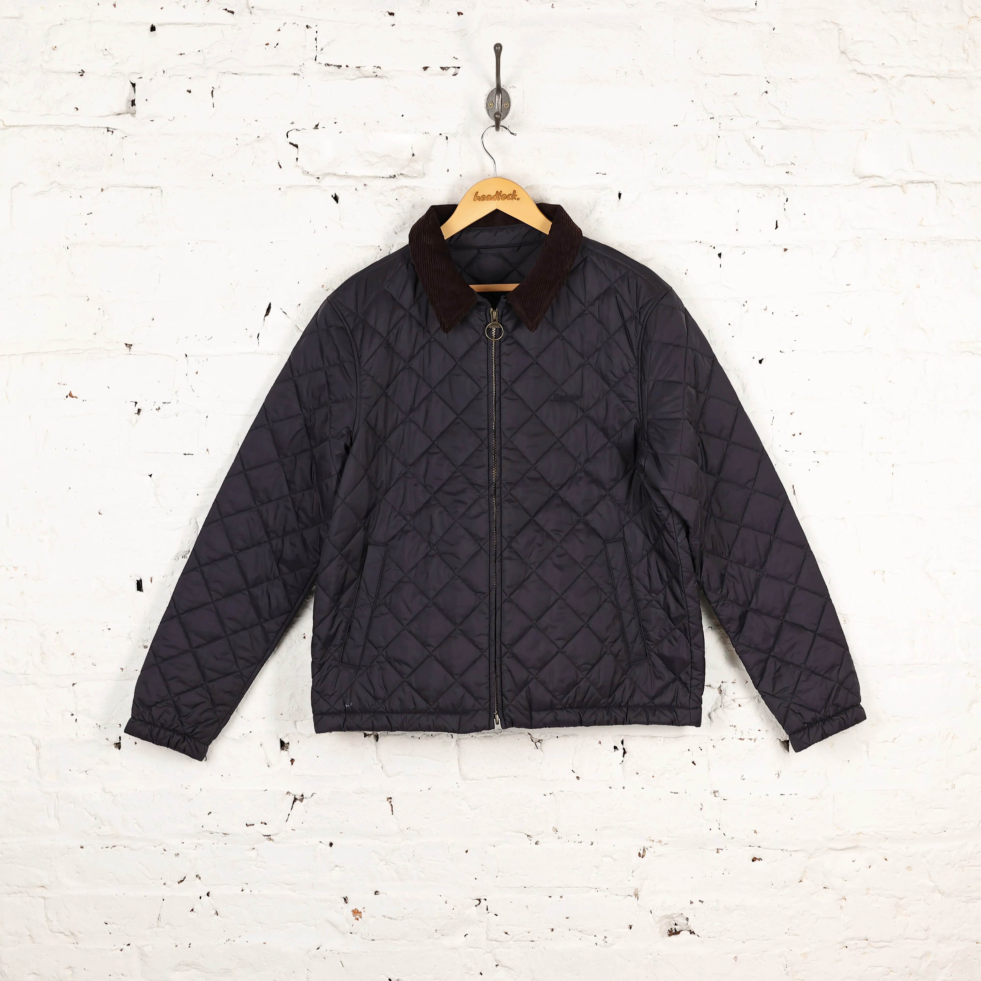 Barbour Vital Quilted Jacket - Blue - M