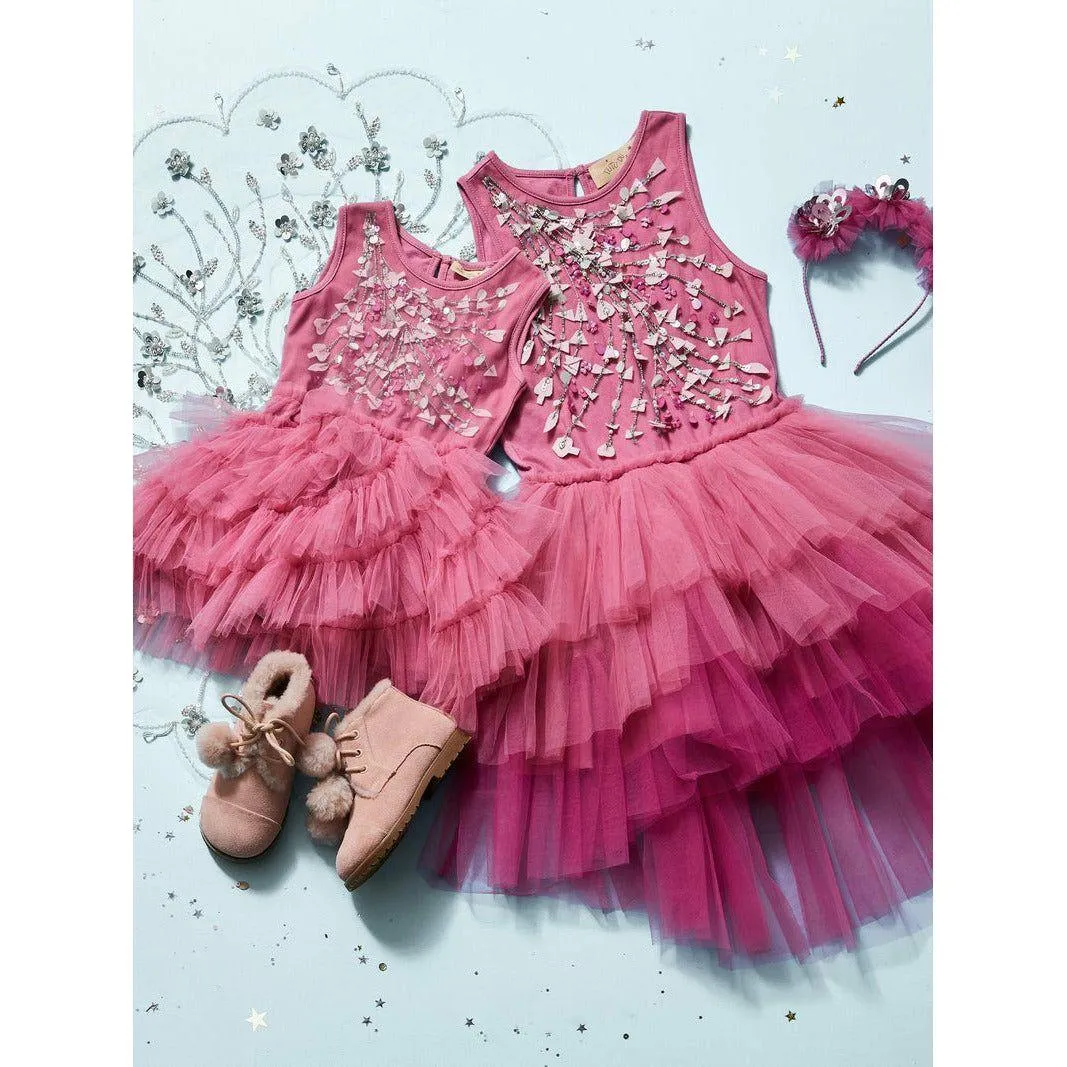 Bebe - Berry Delight Tutu Dress- Mulberry