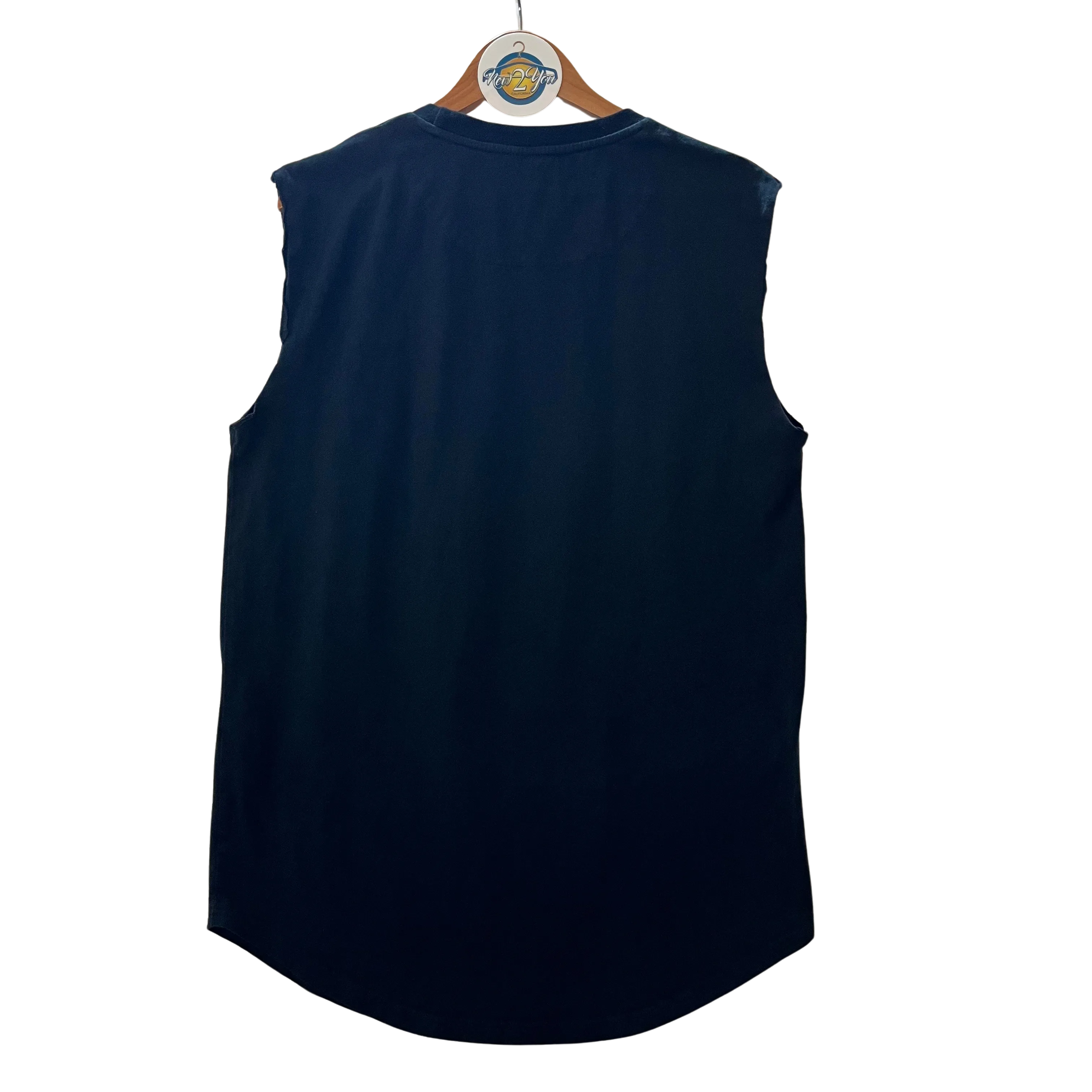 Black Hustler Tank w/ Gold Lettering