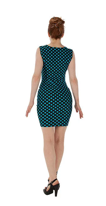 Blue Polka Dot Dress