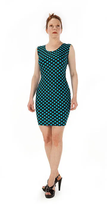 Blue Polka Dot Dress