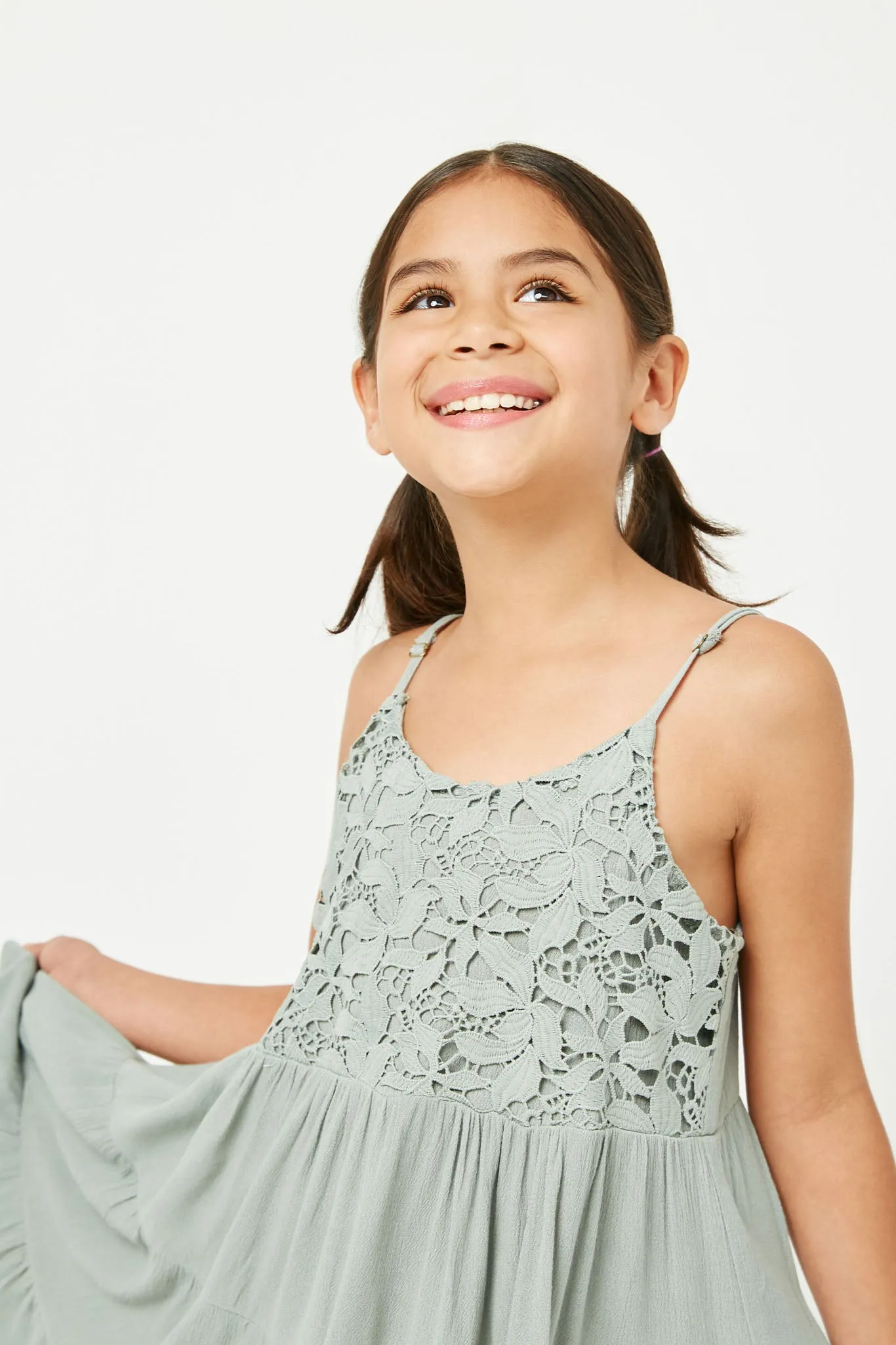 Bodice Lace Tank Dress
