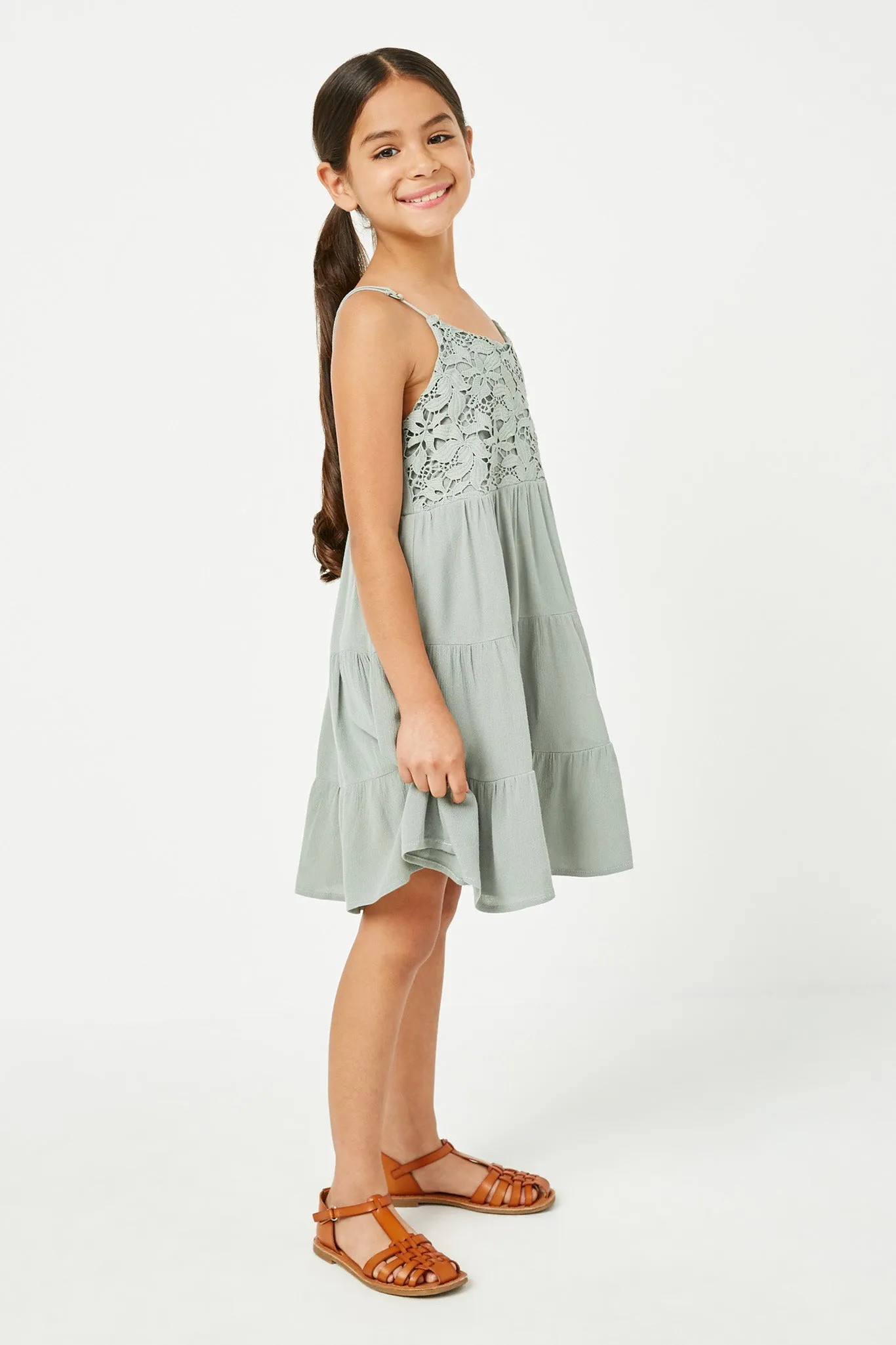 Bodice Lace Tank Dress