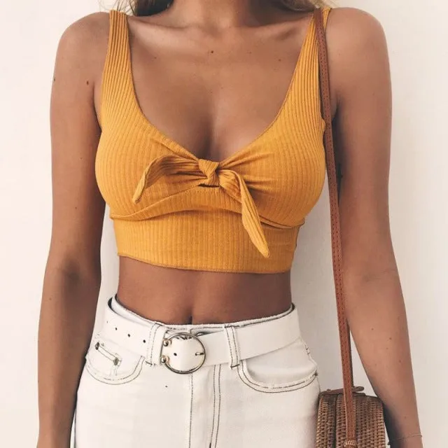 Bow Tie Tank Tops