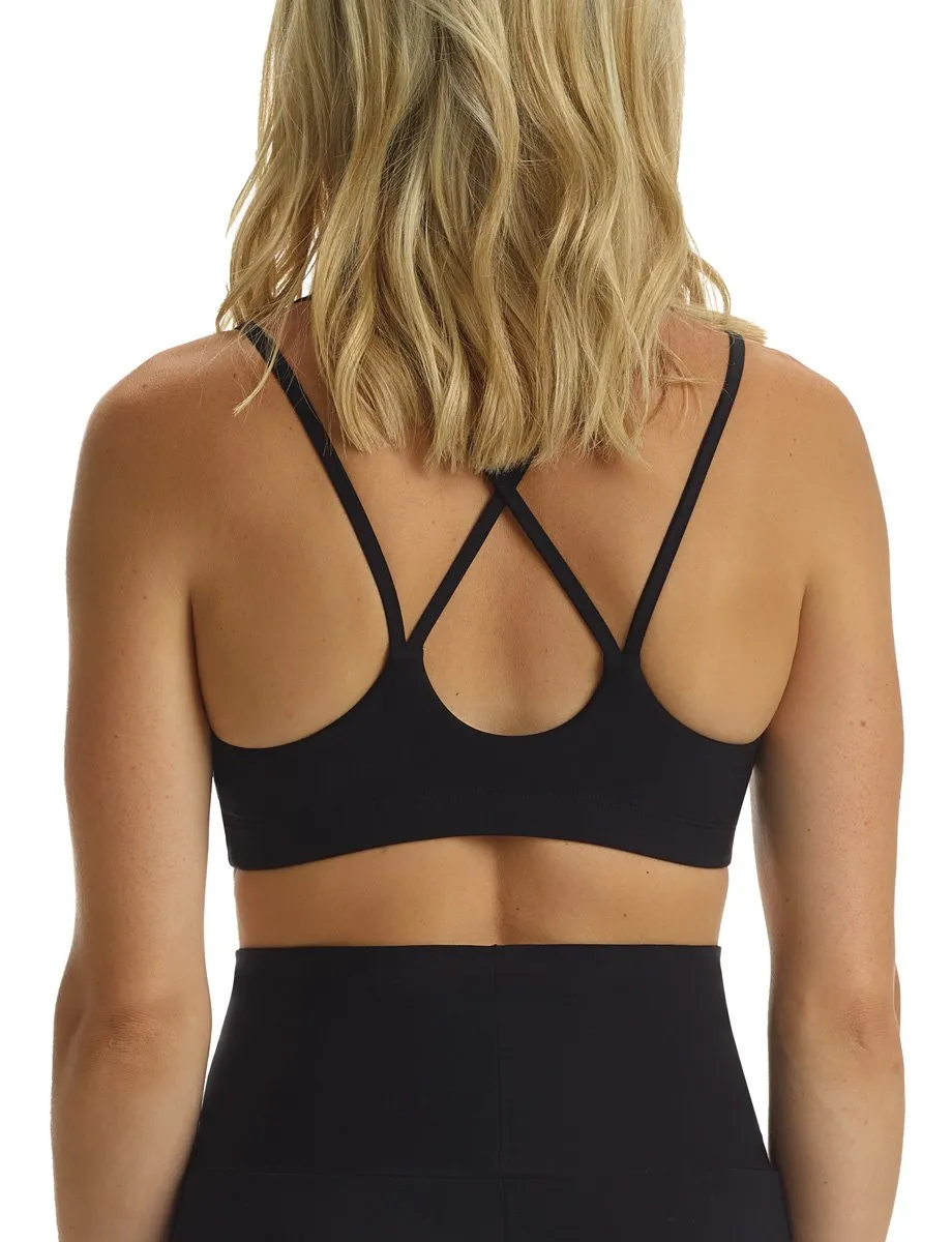 Butter Yoga Bralette - Black - SALE