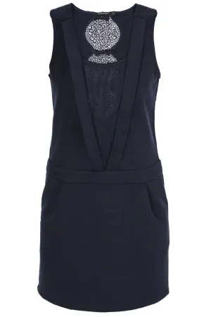 C BLOCK BASILIA Dark Blue Cocktail Evening Dress