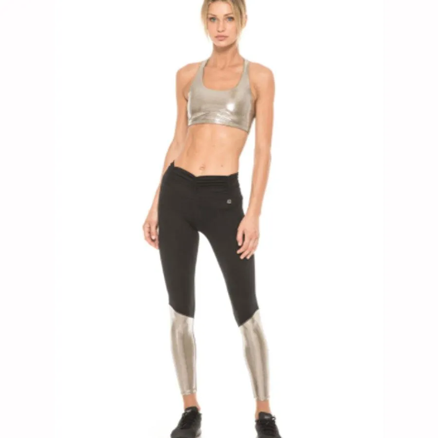 Calle Black & Silver Legging