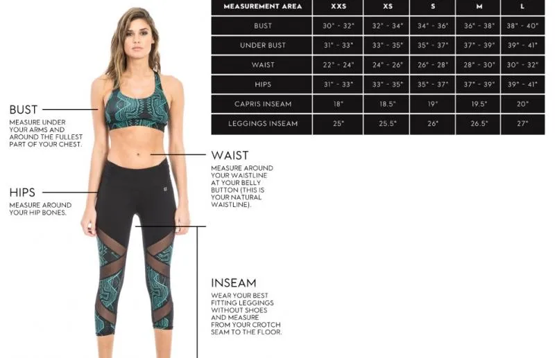 Calle Black & Silver Legging