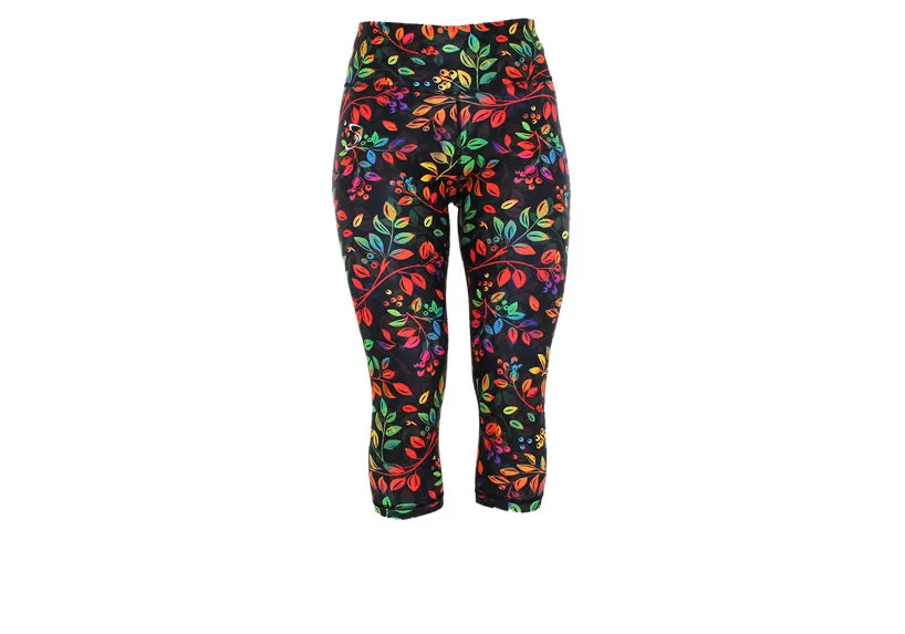 Capri Enchanted Woodland Leggings with pockets