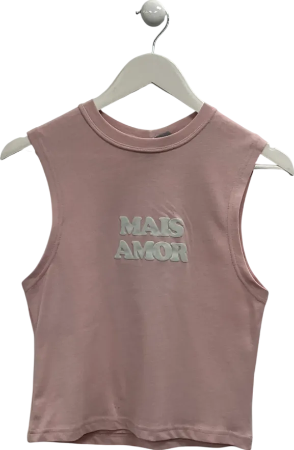 Cernucci Pink Amour Tank Top UK S