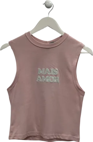 Cernucci Pink Amour Tank Top UK S