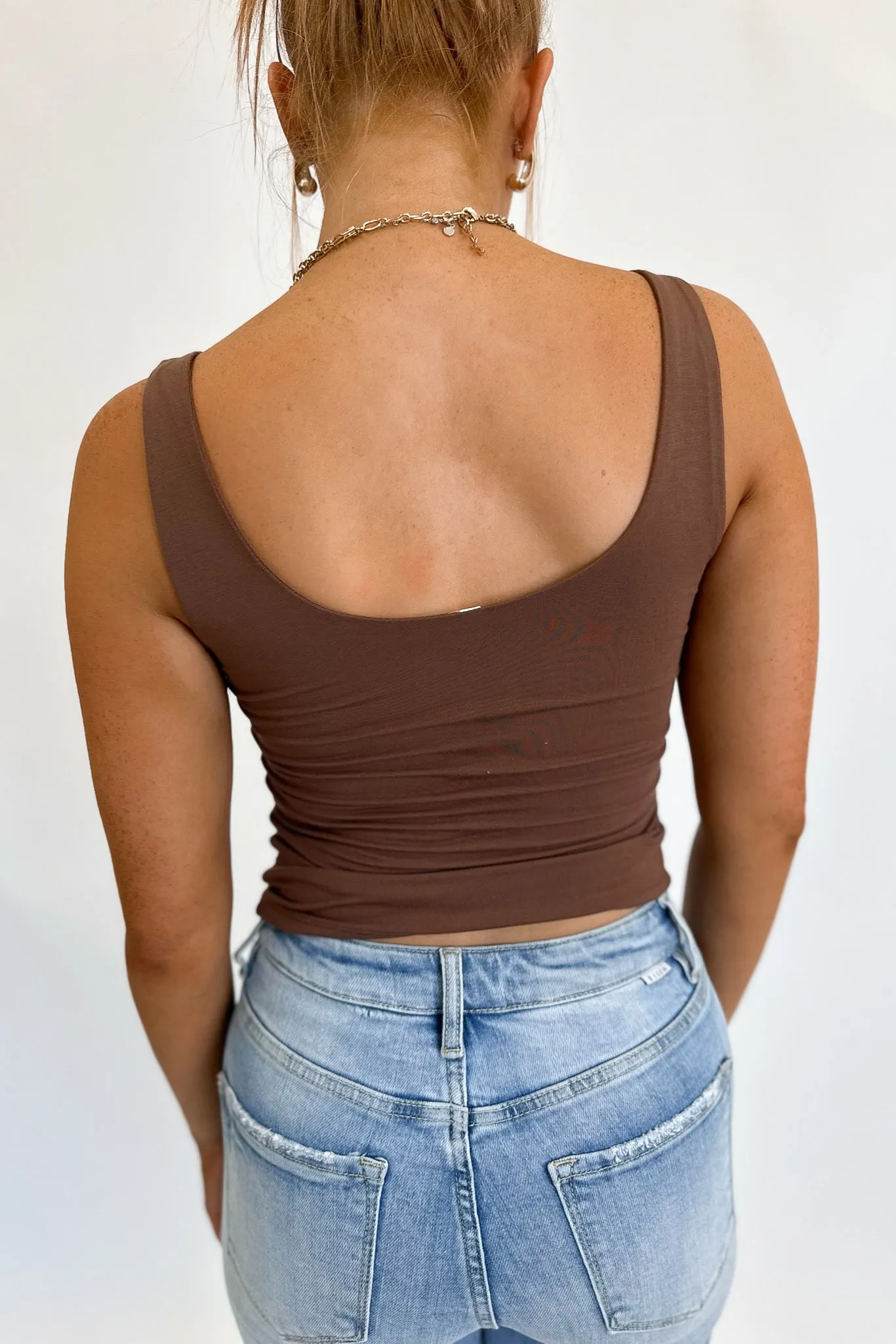 Charlotte Tank Top Chocolate