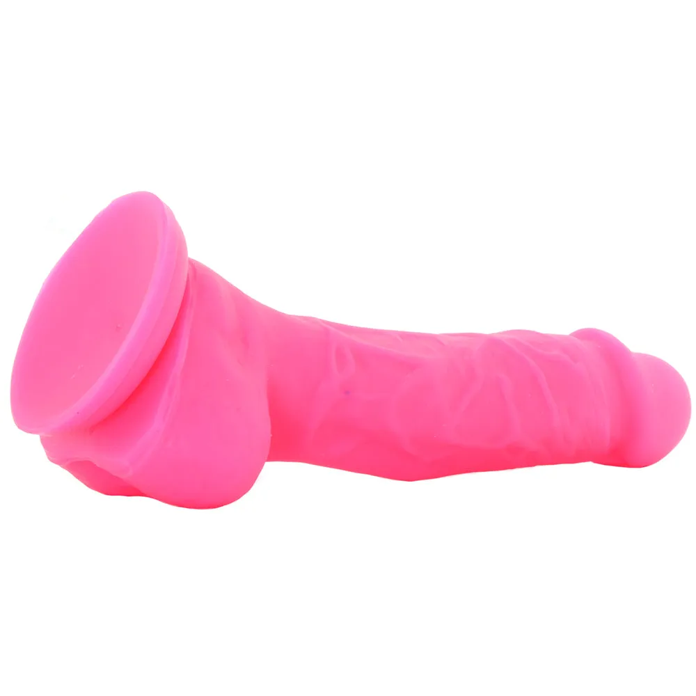 Colours 5 Inch Dual Density Silicone Dildo in Pink