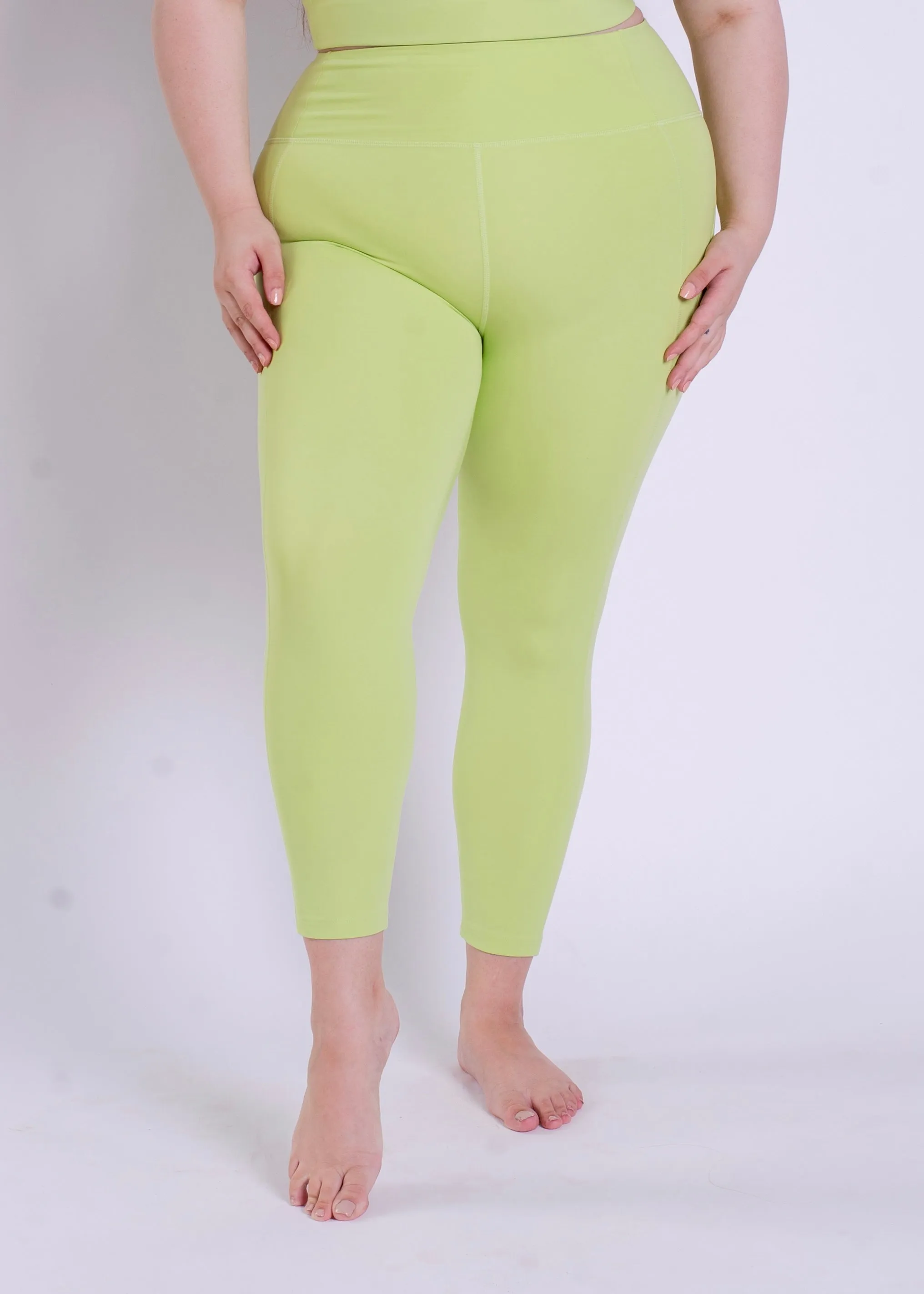 Compressive High-Rise Legging, Key Lime