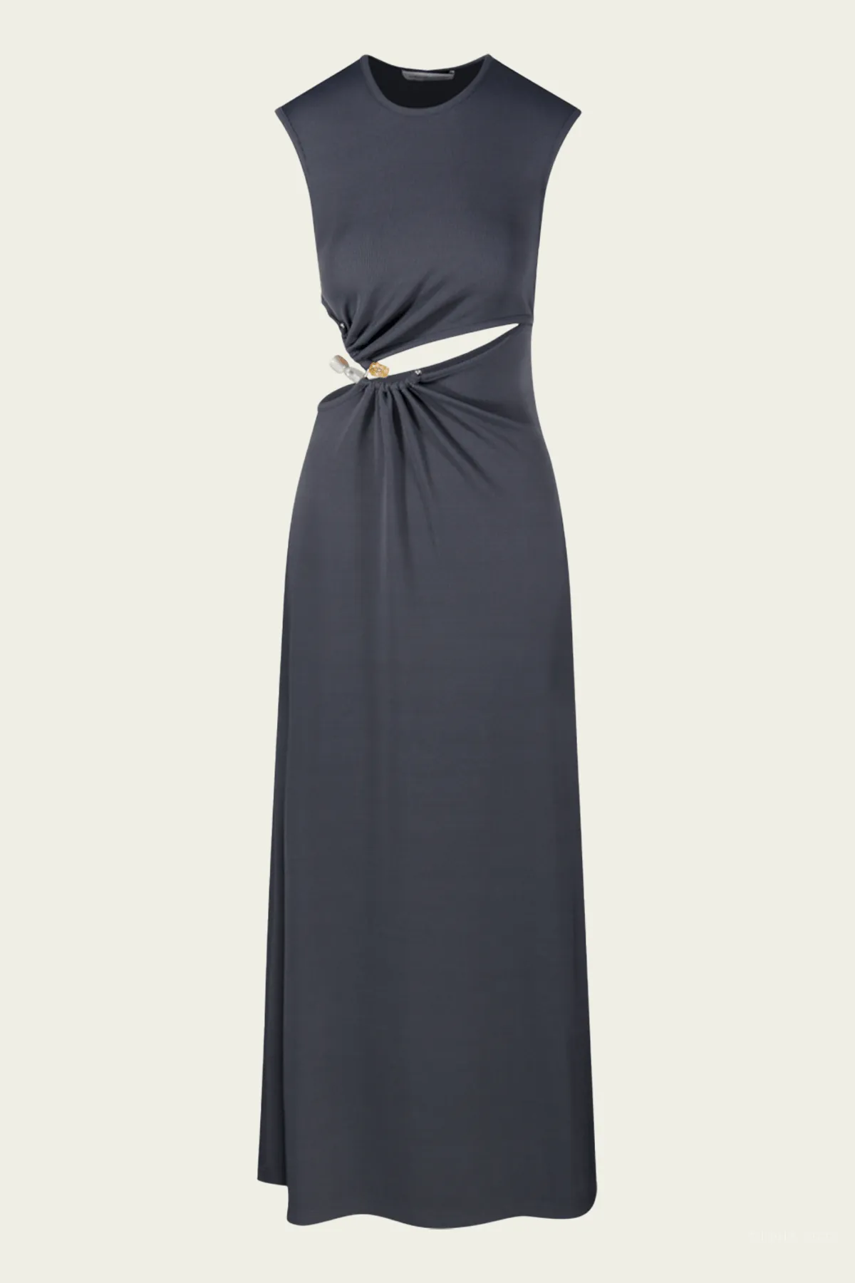 Concave Stone Tank Dress in Steel