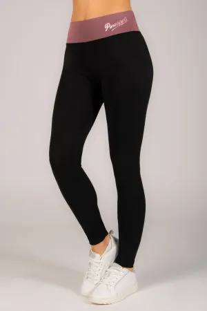 Contrast Band Leggings