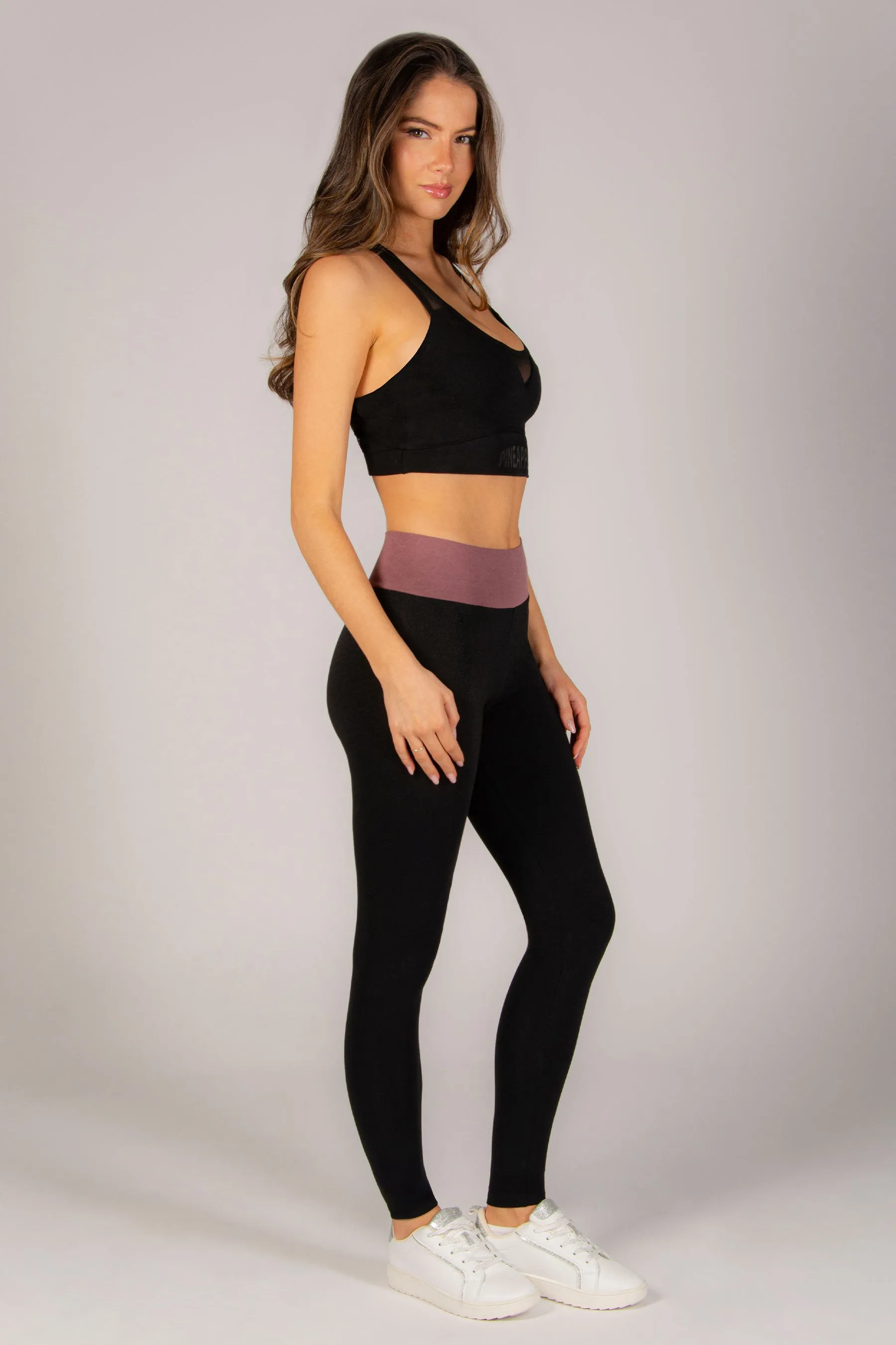 Contrast Band Leggings
