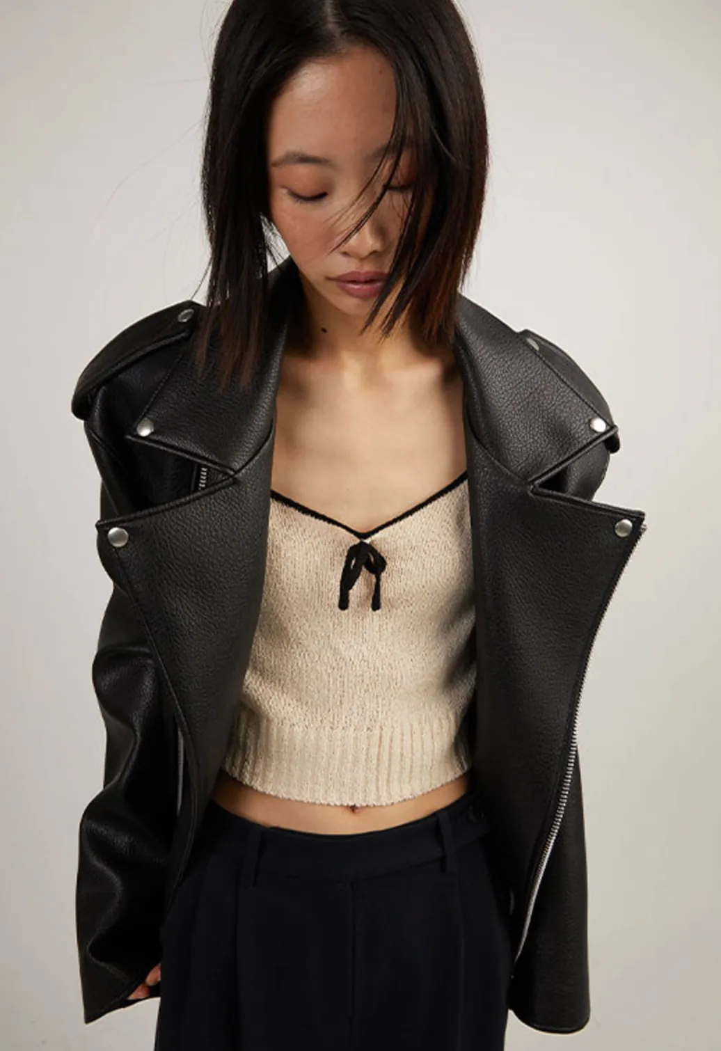 Contrast Trim Knit Tank