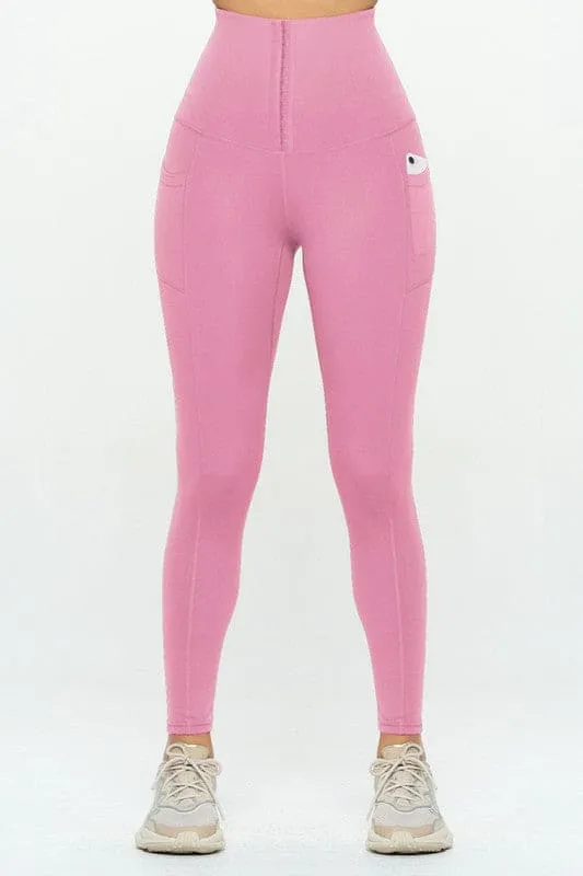Corset leggings  Soft Body Shaper with Pockets