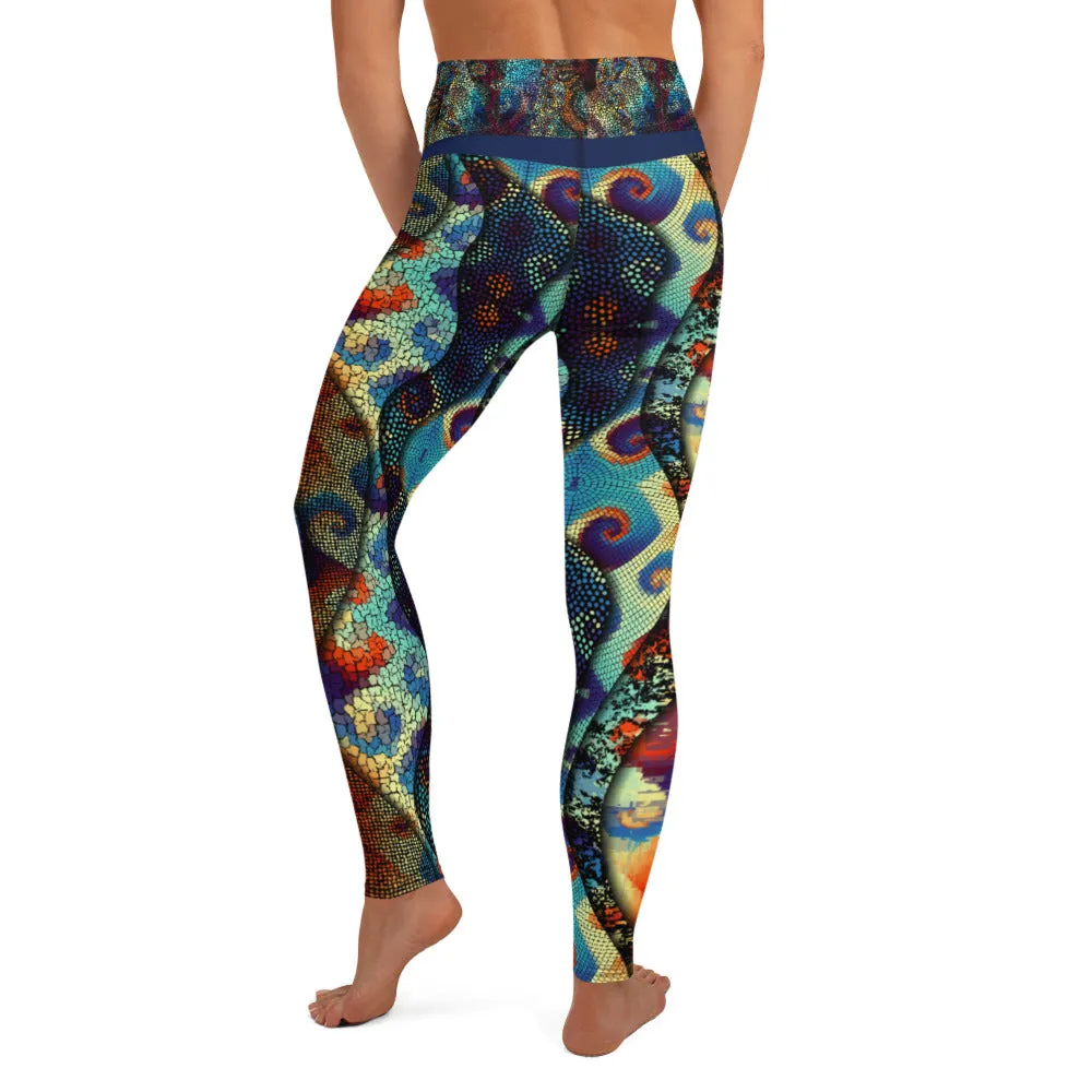 Curvy Mosaics - Yoga Leggings