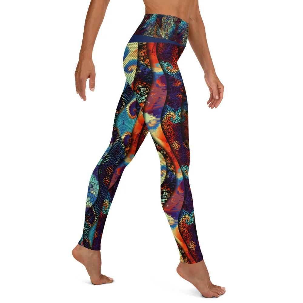 Curvy Mosaics - Yoga Leggings