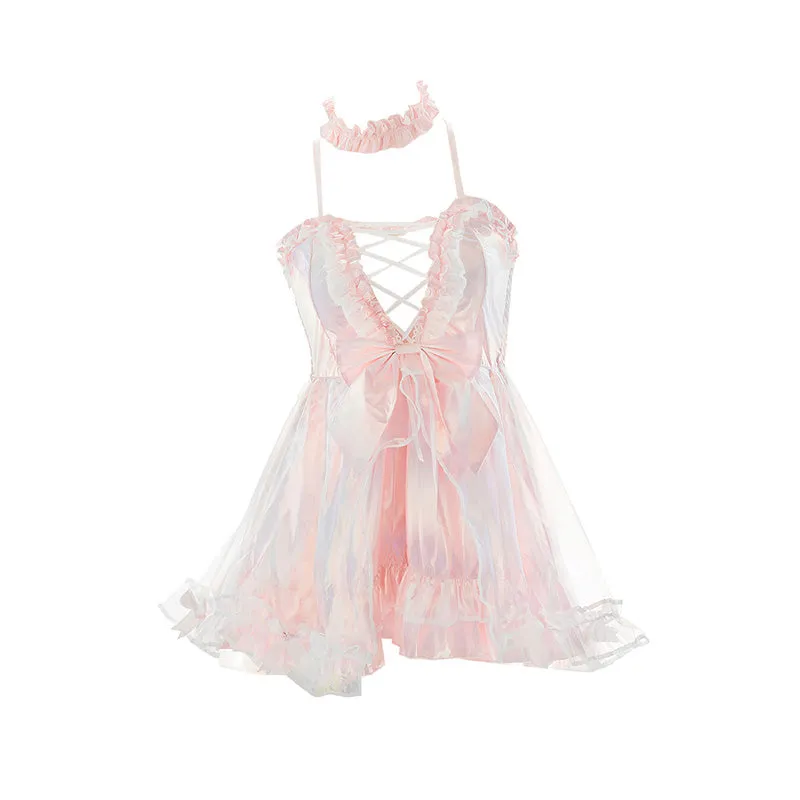 Cute and sexy suspender dress YC24232