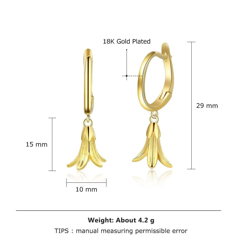 Cute Gold Plated Banana Shape Drop Earring, Party Jewelry Earrings for Women, Best Gift for Her