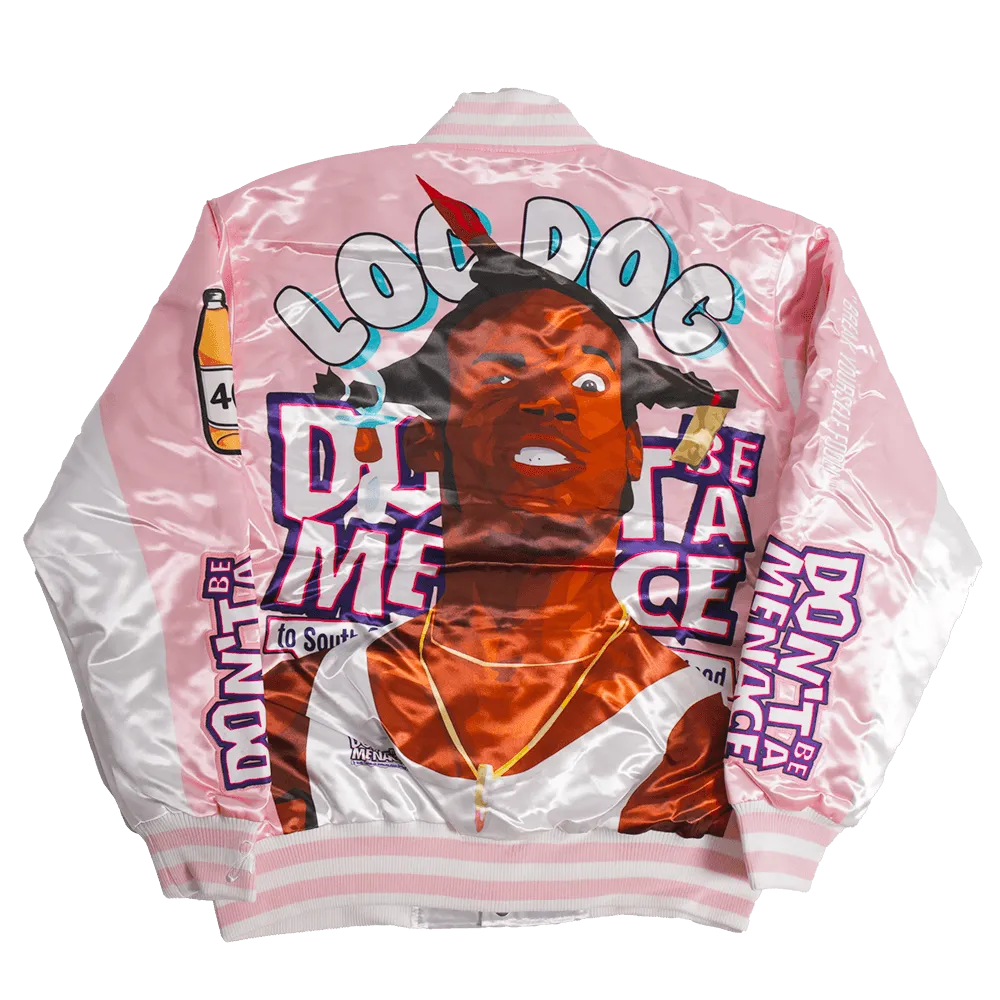 DBAM ALL OVER SATIN JACKET (PINK)