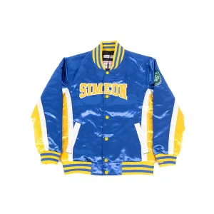 DERRICK ROSE SIMEON HIGH SCHOOL SATIN JACKET (BLUE)