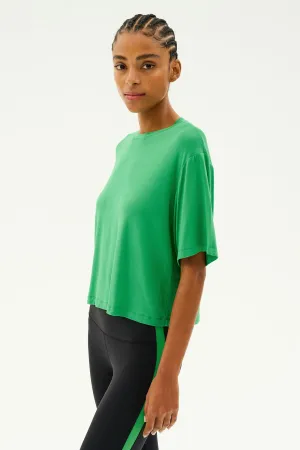 Djuna Oversized Jersey Tee - Grass
