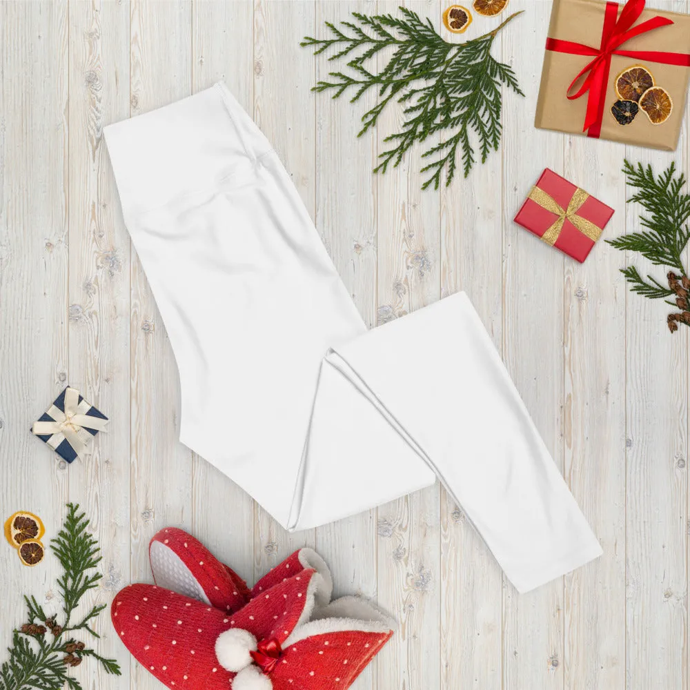 Dog Paw Trace Yoga Leggings (one side)